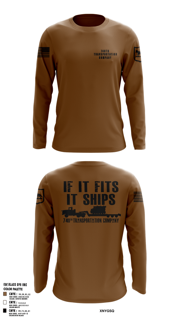 Long Sleeve Performance Shirt, 740TH TRANSPORTATION COMPANY, National Guard, Teamtime, Team time, sublimation, custom sports apparel, team uniforms, spirit wear, spiritwear, sports uniforms, custom shirts, team store, custom team store, fundraiser sports, apparel fundraiser