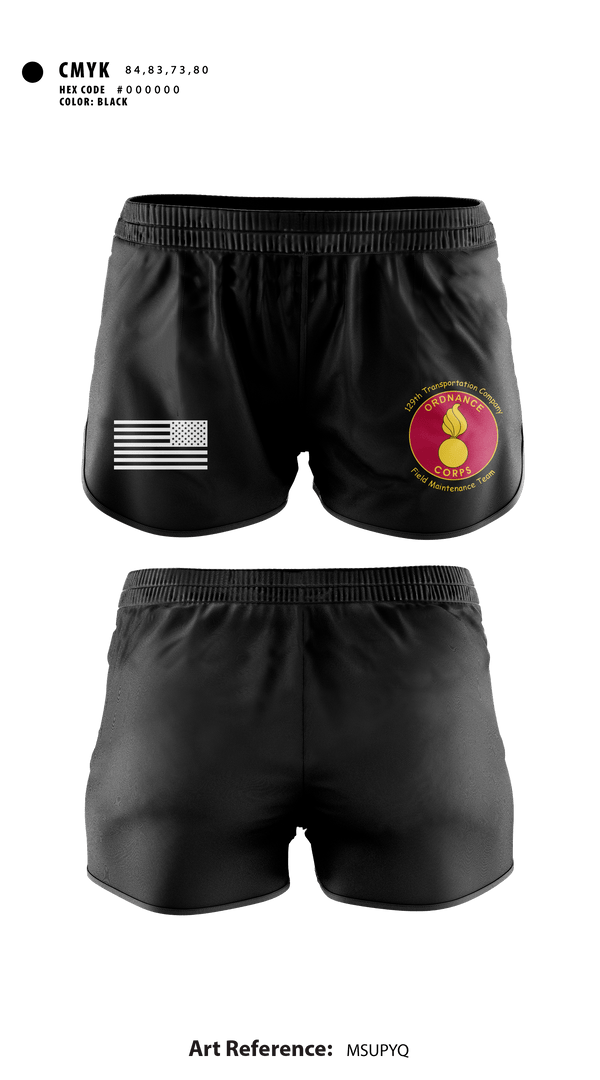 Ranger Panties, 129th Heavy Transport Company129 TC CO, Army, Teamtime, Team time, sublimation, custom sports apparel, team uniforms, spirit wear, spiritwear, sports uniforms, custom shirts, team store, custom team store, fundraiser sports, apparel fundraiser
