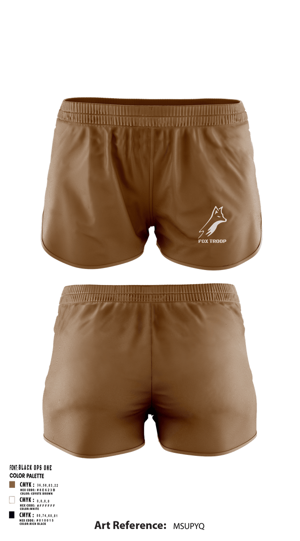 Ranger Panties, Fox troop, Army, Teamtime, Team time, sublimation, custom sports apparel, team uniforms, spirit wear, spiritwear, sports uniforms, custom shirts, team store, custom team store, fundraiser sports, apparel fundraiser
