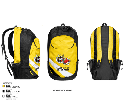Gear Bag, Cleve hts 9U Mitey Mites, Football, Teamtime, Team time, sublimation, custom sports apparel, team uniforms, spirit wear, spiritwear, sports uniforms, custom shirts, team store, custom team store, fundraiser sports, apparel fundraiser