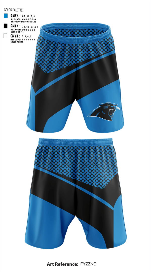 Athletic Shorts With Pockets, Panthers, Football, Teamtime, Team time, sublimation, custom sports apparel, team uniforms, spirit wear, spiritwear, sports uniforms, custom shirts, team store, custom team store, fundraiser sports, apparel fundraiser