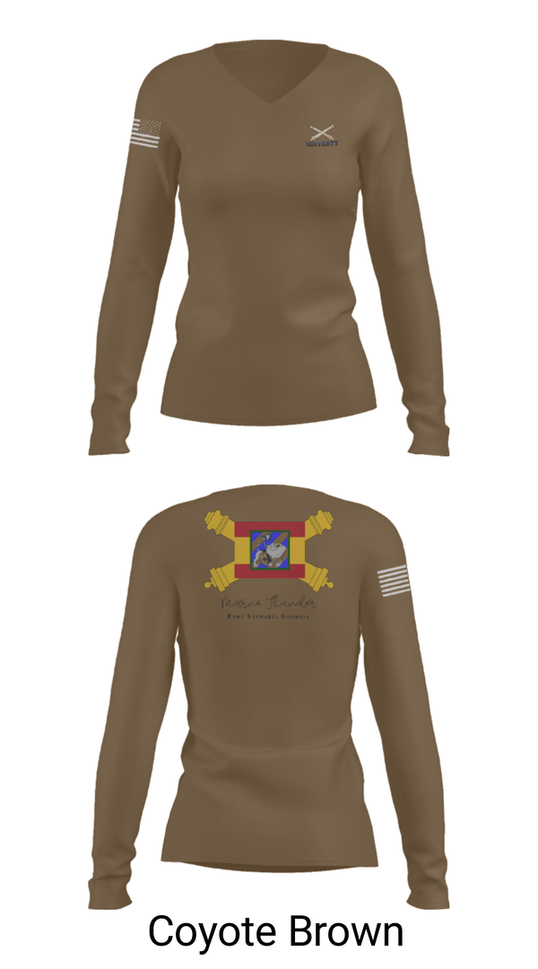 Women's Long Sleeve Vneck Shirt, 3ID divarty, Army, Teamtime, Team time, sublimation, custom sports apparel, team uniforms, spirit wear, spiritwear, sports uniforms, custom shirts, team store, custom team store, fundraiser sports, apparel fundraiser