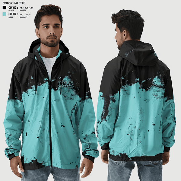Windbreaker, Haejs, Football, Teamtime, Team time, sublimation, custom sports apparel, team uniforms, spirit wear, spiritwear, sports uniforms, custom shirts, team store, custom team store, fundraiser sports, apparel fundraiser
