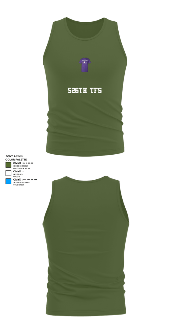 Tank Top, 526th TFS, , Teamtime, Team time, sublimation, custom sports apparel, team uniforms, spirit wear, spiritwear, sports uniforms, custom shirts, team store, custom team store, fundraiser sports, apparel fundraiser