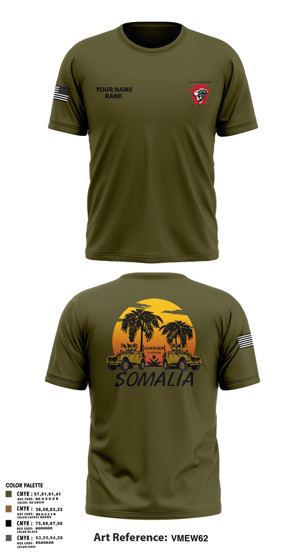Short Sleeve Performance Shirt, Charger Co. / 2-112th Infantry Battalion, National Guard, Teamtime, Team time, sublimation, custom sports apparel, team uniforms, spirit wear, spiritwear, sports uniforms, custom shirts, team store, custom team store, fundraiser sports, apparel fundraiser