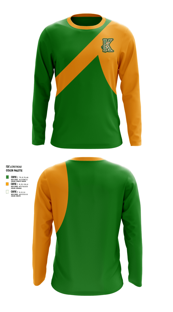 Long Sleeve Performance Shirt, Kentland, Football, Teamtime, Team time, sublimation, custom sports apparel, team uniforms, spirit wear, spiritwear, sports uniforms, custom shirts, team store, custom team store, fundraiser sports, apparel fundraiser