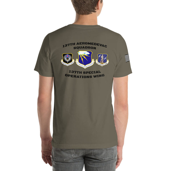 137TH AES 88238896 Short Sleeve Unisex Cotton T-Shirt-1