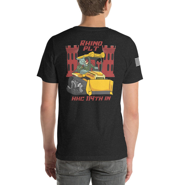 HHC 1-114 INFANTRY BRIGADE 59777131 Unisex Cotton t-shirt-1