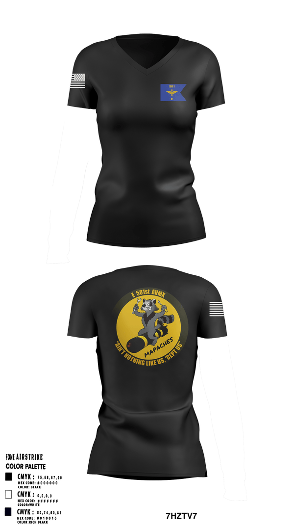 Women's Short Sleeve Vneck Shirt, E 501st 1 AD, CAB AVMX, Army, Teamtime, Team time, sublimation, custom sports apparel, team uniforms, spirit wear, spiritwear, sports uniforms, custom shirts, team store, custom team store, fundraiser sports, apparel fundraiser