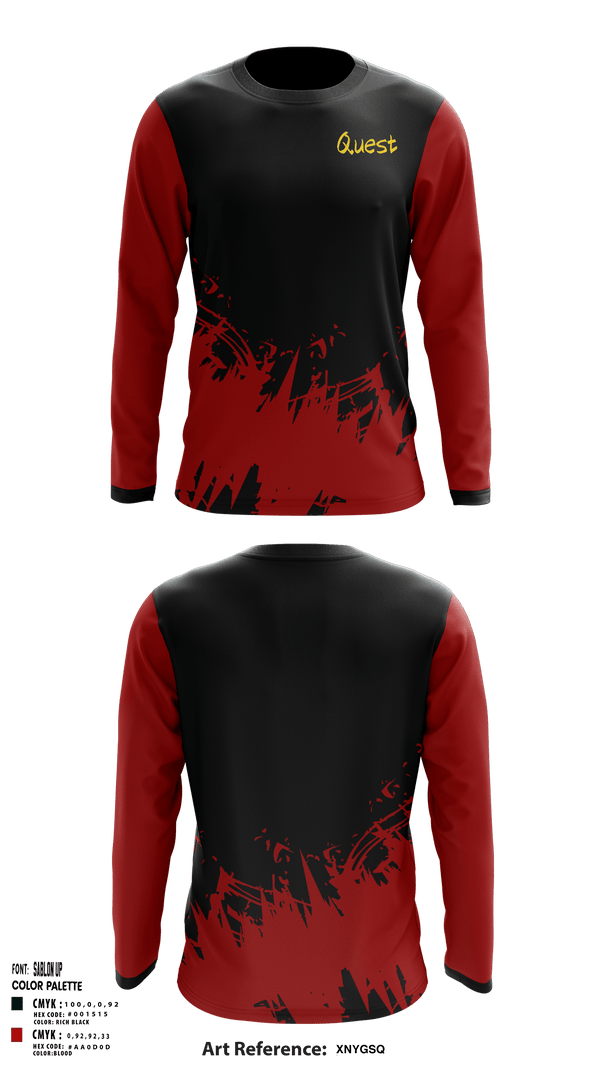 Long Sleeve Performance Shirt, Quest, , Teamtime, Team time, sublimation, custom sports apparel, team uniforms, spirit wear, spiritwear, sports uniforms, custom shirts, team store, custom team store, fundraiser sports, apparel fundraiser