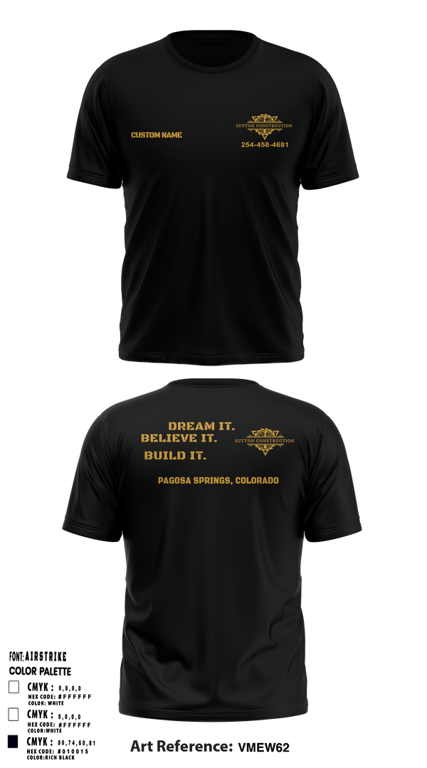 Short Sleeve Performance Shirt, Sutton Construction, , Teamtime, Team time, sublimation, custom sports apparel, team uniforms, spirit wear, spiritwear, sports uniforms, custom shirts, team store, custom team store, fundraiser sports, apparel fundraiser