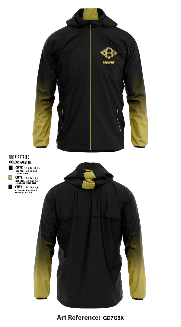 Windbreaker, Brookside Intermediate School Track, Track & Field, Teamtime, Team time, sublimation, custom sports apparel, team uniforms, spirit wear, spiritwear, sports uniforms, custom shirts, team store, custom team store, fundraiser sports, apparel fundraiser
