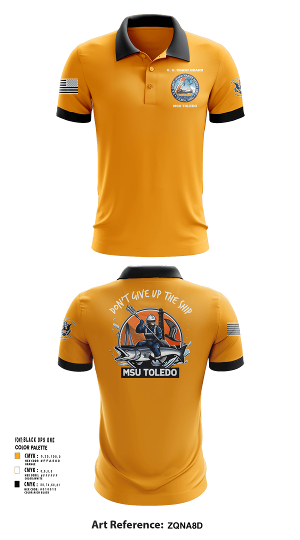 Short Sleeve Performance Polo, MSU Toledo, Coast Guard, Teamtime, Team time, sublimation, custom sports apparel, team uniforms, spirit wear, spiritwear, sports uniforms, custom shirts, team store, custom team store, fundraiser sports, apparel fundraiser