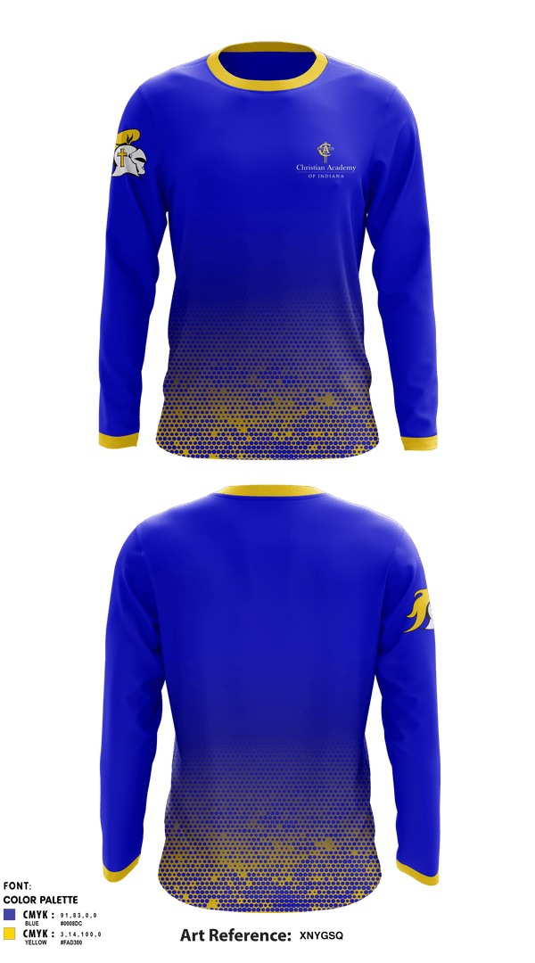 Long Sleeve Performance Shirt, Christian Academy of Indiana, Spirit Store, Teamtime, Team time, sublimation, custom sports apparel, team uniforms, spirit wear, spiritwear, sports uniforms, custom shirts, team store, custom team store, fundraiser sports, apparel fundraiser