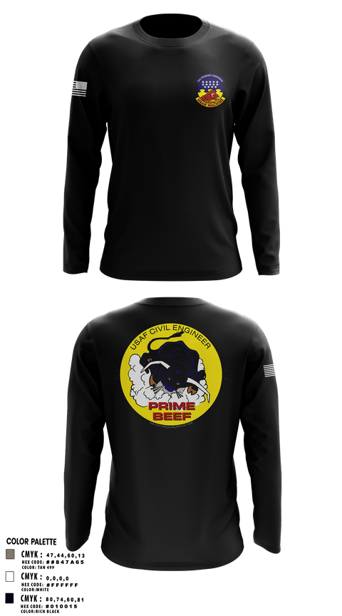 Long Sleeve Performance Shirt, 366 TRS, Air Force, Teamtime, Team time, sublimation, custom sports apparel, team uniforms, spirit wear, spiritwear, sports uniforms, custom shirts, team store, custom team store, fundraiser sports, apparel fundraiser