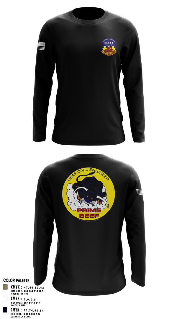Long Sleeve Performance Shirt, 366 TRS, Air Force, Teamtime, Team time, sublimation, custom sports apparel, team uniforms, spirit wear, spiritwear, sports uniforms, custom shirts, team store, custom team store, fundraiser sports, apparel fundraiser