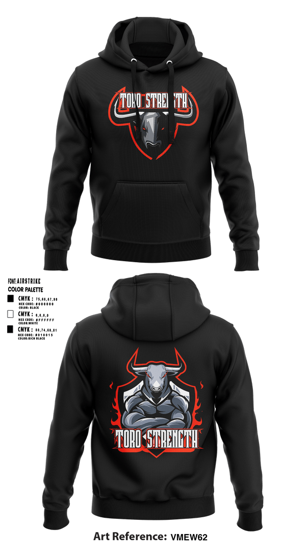 Hoodie, ToroStrengthToroStrength, , Teamtime, Team time, sublimation, custom sports apparel, team uniforms, spirit wear, spiritwear, sports uniforms, custom shirts, team store, custom team store, fundraiser sports, apparel fundraiser