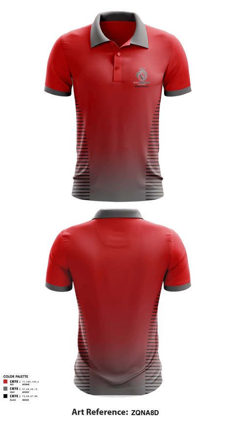 Short Sleeve Performance Polo, Katy Christian Academy Basketball, Men's Basketball, Teamtime, Team time, sublimation, custom sports apparel, team uniforms, spirit wear, spiritwear, sports uniforms, custom shirts, team store, custom team store, fundraiser sports, apparel fundraiser
