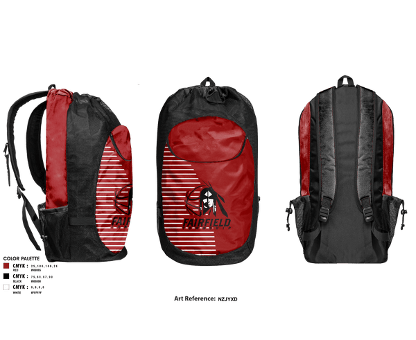 Gear Bag, Fairfield Township Youth Basketball League, Men's Basketball, Teamtime, Team time, sublimation, custom sports apparel, team uniforms, spirit wear, spiritwear, sports uniforms, custom shirts, team store, custom team store, fundraiser sports, apparel fundraiser