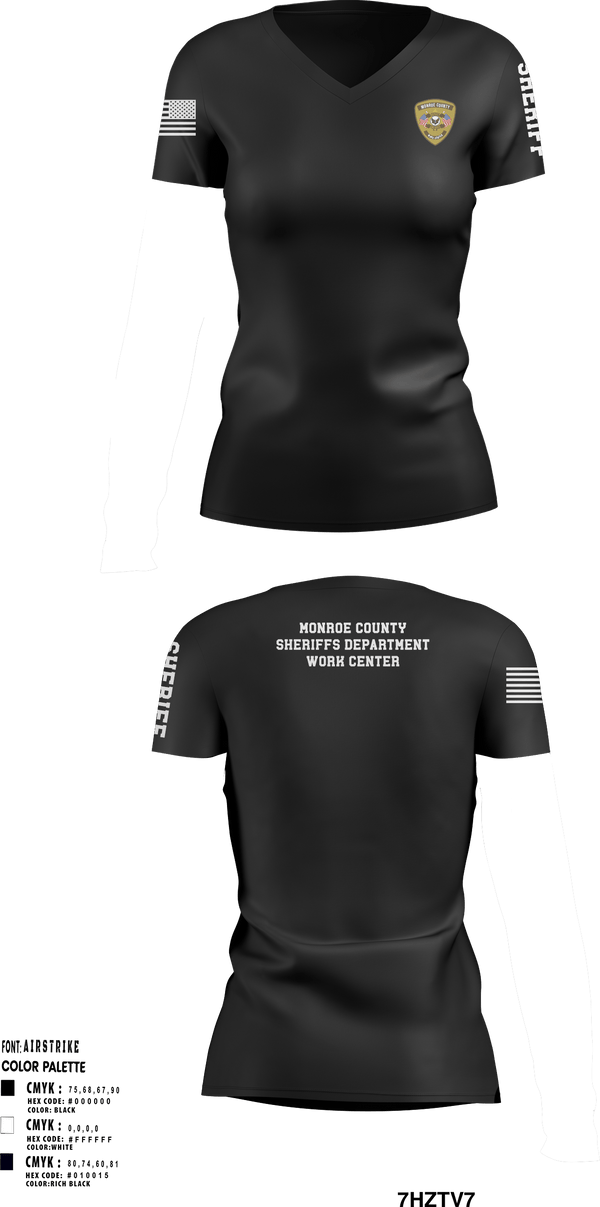 Women's Short Sleeve Vneck Shirt, , Police, Teamtime, Team time, sublimation, custom sports apparel, team uniforms, spirit wear, spiritwear, sports uniforms, custom shirts, team store, custom team store, fundraiser sports, apparel fundraiser