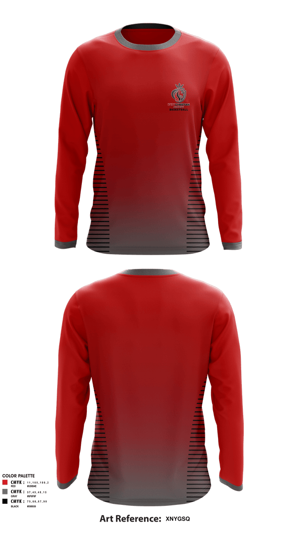 Long Sleeve Performance Shirt, Katy Christian Academy Basketball, Men's Basketball, Teamtime, Team time, sublimation, custom sports apparel, team uniforms, spirit wear, spiritwear, sports uniforms, custom shirts, team store, custom team store, fundraiser sports, apparel fundraiser