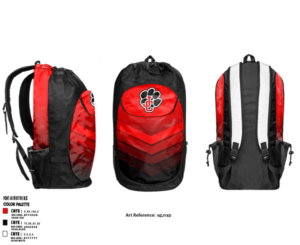 Gear Bag, Jackson Co Wrestling Club, Wrestling, Teamtime, Team time, sublimation, custom sports apparel, team uniforms, spirit wear, spiritwear, sports uniforms, custom shirts, team store, custom team store, fundraiser sports, apparel fundraiser