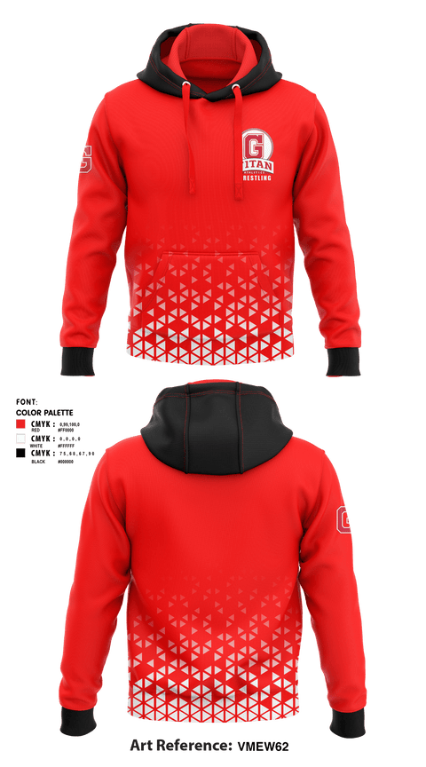 Hoodie, Glenwood High School Wrestling, Wrestling, Teamtime, Team time, sublimation, custom sports apparel, team uniforms, spirit wear, spiritwear, sports uniforms, custom shirts, team store, custom team store, fundraiser sports, apparel fundraiser