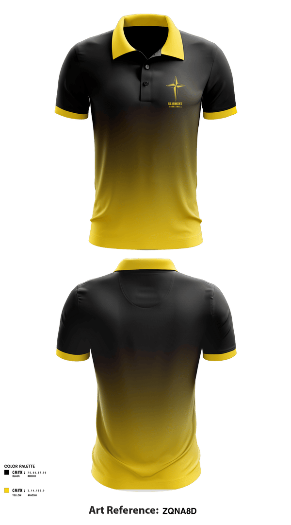 Short Sleeve Performance Polo, Starmont Middle School Basketball, Women's Basketball, Teamtime, Team time, sublimation, custom sports apparel, team uniforms, spirit wear, spiritwear, sports uniforms, custom shirts, team store, custom team store, fundraiser sports, apparel fundraiser