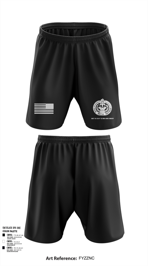 Athletic Shorts With Pockets, DET 6 CO F 3 BN 485 REGT, , Teamtime, Team time, sublimation, custom sports apparel, team uniforms, spirit wear, spiritwear, sports uniforms, custom shirts, team store, custom team store, fundraiser sports, apparel fundraiser
