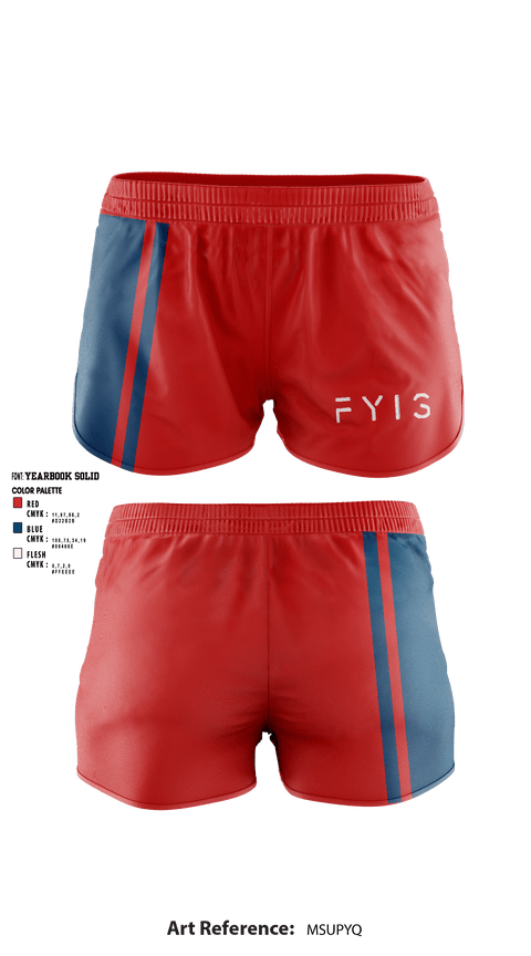 Women's Shorts, FYIS Clothing, , Teamtime, Team time, sublimation, custom sports apparel, team uniforms, spirit wear, spiritwear, sports uniforms, custom shirts, team store, custom team store, fundraiser sports, apparel fundraiser