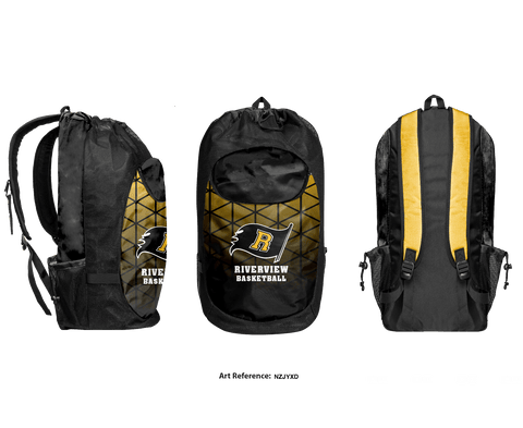 Gear Bag, Riverview High School Basketball, Men's Basketball, Teamtime, Team time, sublimation, custom sports apparel, team uniforms, spirit wear, spiritwear, sports uniforms, custom shirts, team store, custom team store, fundraiser sports, apparel fundraiser