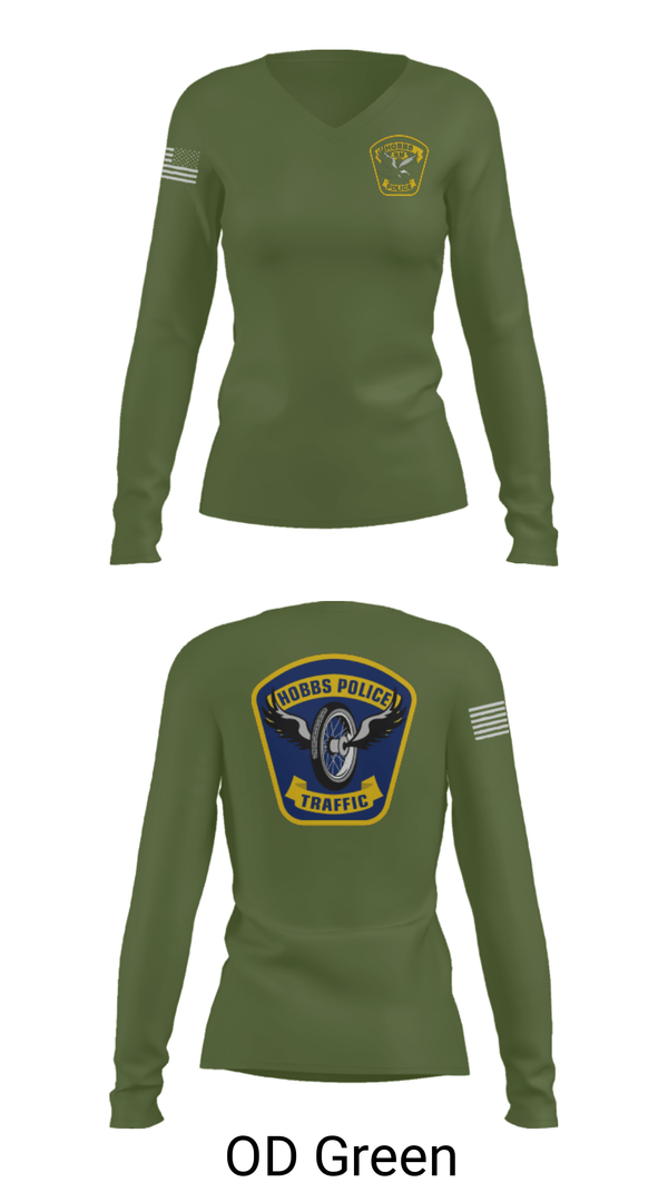 Women's Long Sleeve Vneck Shirt, , Police, Teamtime, Team time, sublimation, custom sports apparel, team uniforms, spirit wear, spiritwear, sports uniforms, custom shirts, team store, custom team store, fundraiser sports, apparel fundraiser