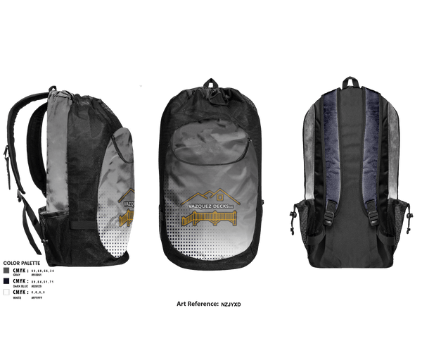 Gear Bag, Vazquez Decks LLC, , Teamtime, Team time, sublimation, custom sports apparel, team uniforms, spirit wear, spiritwear, sports uniforms, custom shirts, team store, custom team store, fundraiser sports, apparel fundraiser