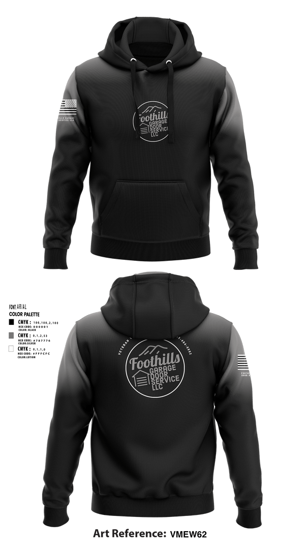 Hoodie, Foothills Garage Door Service LLCFoothills Garage Door Service LLC, , Teamtime, Team time, sublimation, custom sports apparel, team uniforms, spirit wear, spiritwear, sports uniforms, custom shirts, team store, custom team store, fundraiser sports, apparel fundraiser