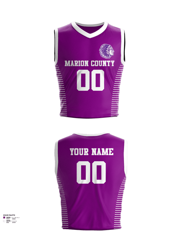 Womens Basketball Jersey, Marion County High School Basketball, Women's Basketball, Teamtime, Team time, sublimation, custom sports apparel, team uniforms, spirit wear, spiritwear, sports uniforms, custom shirts, team store, custom team store, fundraiser sports, apparel fundraiser