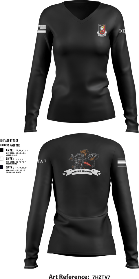 Women's Long Sleeve Vneck Shirt, , Army, Teamtime, Team time, sublimation, custom sports apparel, team uniforms, spirit wear, spiritwear, sports uniforms, custom shirts, team store, custom team store, fundraiser sports, apparel fundraiser