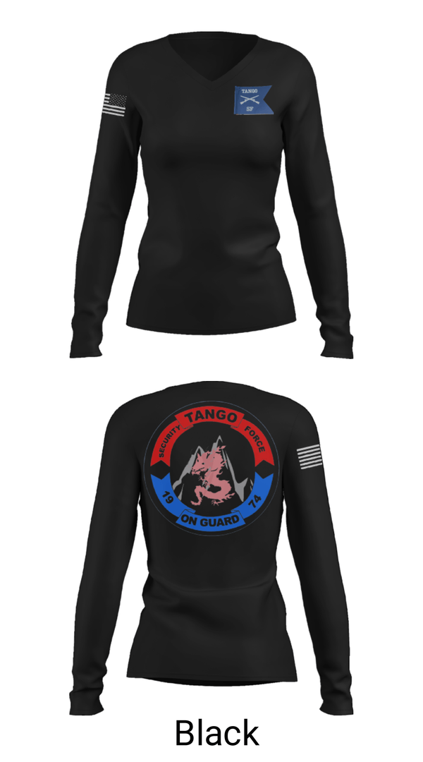 Women's Long Sleeve Vneck Shirt, , Army, Teamtime, Team time, sublimation, custom sports apparel, team uniforms, spirit wear, spiritwear, sports uniforms, custom shirts, team store, custom team store, fundraiser sports, apparel fundraiser