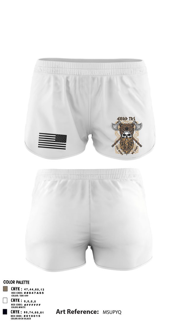 Ranger Panties, 433 TRS, Air Force, Teamtime, Team time, sublimation, custom sports apparel, team uniforms, spirit wear, spiritwear, sports uniforms, custom shirts, team store, custom team store, fundraiser sports, apparel fundraiser