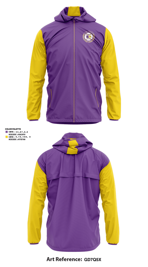 Windbreaker, Bret Harte Little League, Baseball, Teamtime, Team time, sublimation, custom sports apparel, team uniforms, spirit wear, spiritwear, sports uniforms, custom shirts, team store, custom team store, fundraiser sports, apparel fundraiser