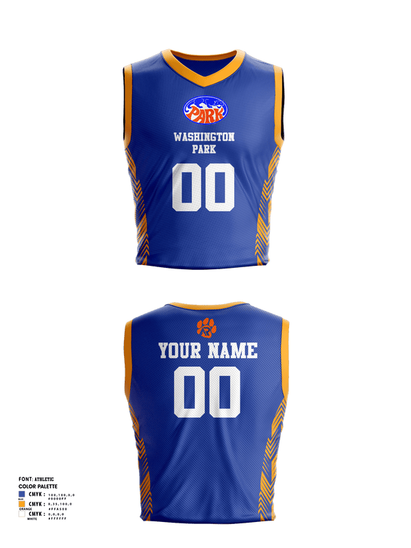 Womens Basketball Jersey, Washington Park High School Basketball, Women's Basketball, Teamtime, Team time, sublimation, custom sports apparel, team uniforms, spirit wear, spiritwear, sports uniforms, custom shirts, team store, custom team store, fundraiser sports, apparel fundraiser