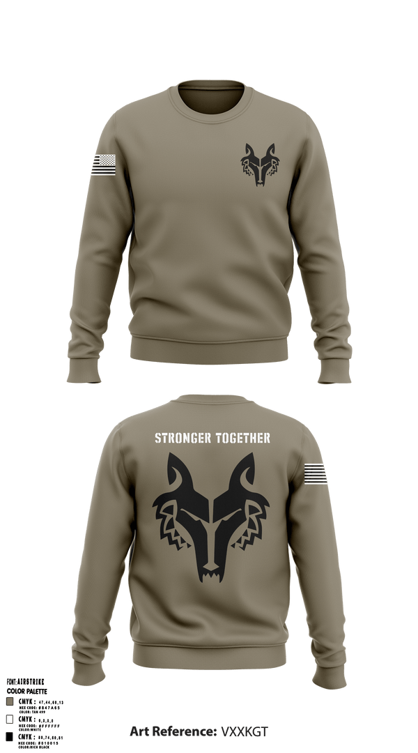 Crew Neck Sweatshirt, , Army, Teamtime, Team time, sublimation, custom sports apparel, team uniforms, spirit wear, spiritwear, sports uniforms, custom shirts, team store, custom team store, fundraiser sports, apparel fundraiser