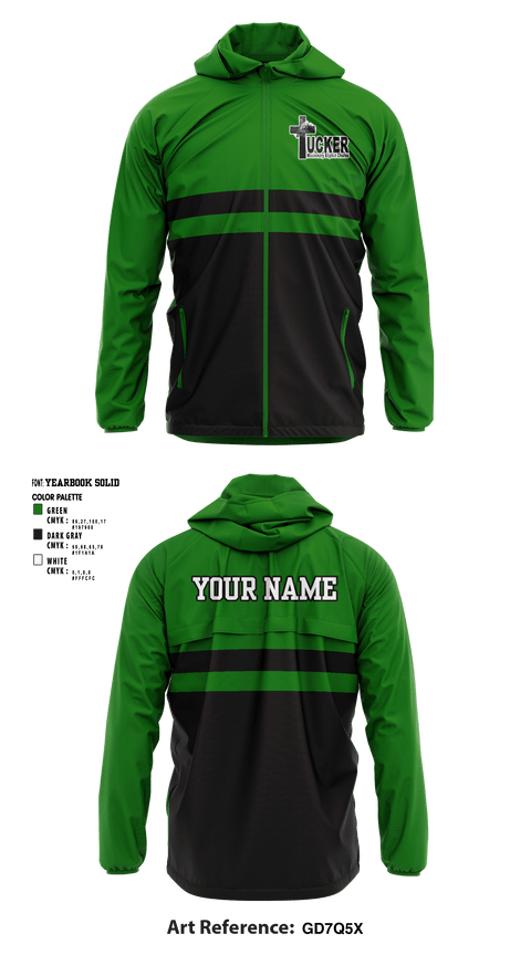 Windbreaker, Tucker Missionary Baptist Church, , Teamtime, Team time, sublimation, custom sports apparel, team uniforms, spirit wear, spiritwear, sports uniforms, custom shirts, team store, custom team store, fundraiser sports, apparel fundraiser