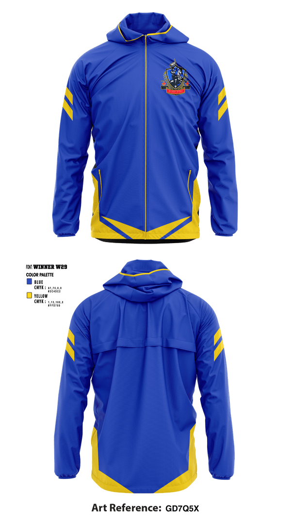 Windbreaker, St Joan Of Arc Catholic School, Spirit Store, Teamtime, Team time, sublimation, custom sports apparel, team uniforms, spirit wear, spiritwear, sports uniforms, custom shirts, team store, custom team store, fundraiser sports, apparel fundraiser