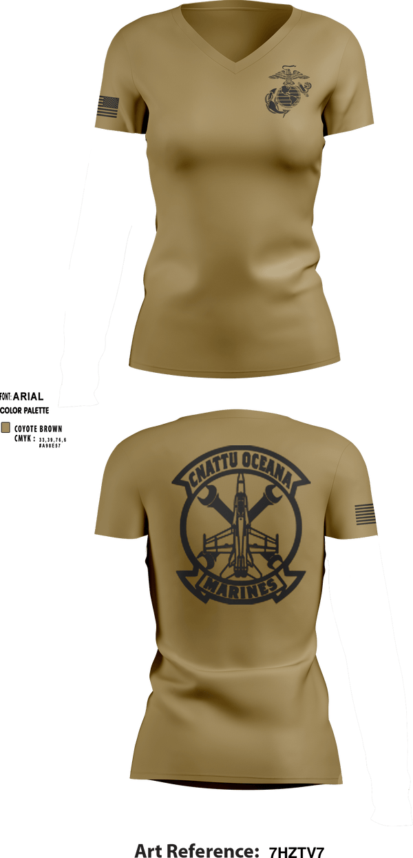 Women's Short Sleeve Vneck Shirt, , Marines, Teamtime, Team time, sublimation, custom sports apparel, team uniforms, spirit wear, spiritwear, sports uniforms, custom shirts, team store, custom team store, fundraiser sports, apparel fundraiser