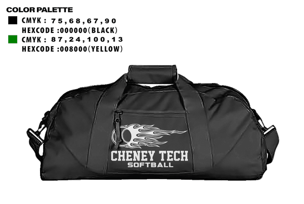Duffle Bag, Howell Cheney Technical High School Softball, Softball, Teamtime, Team time, sublimation, custom sports apparel, team uniforms, spirit wear, spiritwear, sports uniforms, custom shirts, team store, custom team store, fundraiser sports, apparel fundraiser