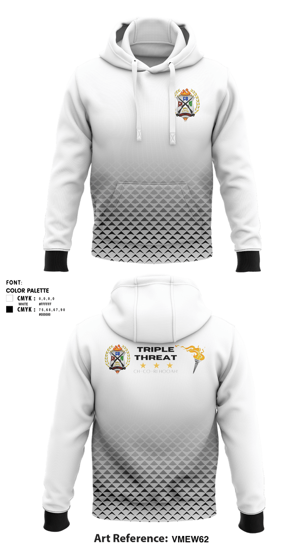 Hoodie, Triple Threat, Spirit Store, Teamtime, Team time, sublimation, custom sports apparel, team uniforms, spirit wear, spiritwear, sports uniforms, custom shirts, team store, custom team store, fundraiser sports, apparel fundraiser