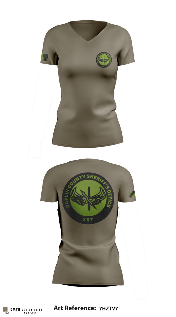 Women's Short Sleeve Vneck Shirt, Duplin County Special Response Team, Police, Teamtime, Team time, sublimation, custom sports apparel, team uniforms, spirit wear, spiritwear, sports uniforms, custom shirts, team store, custom team store, fundraiser sports, apparel fundraiser