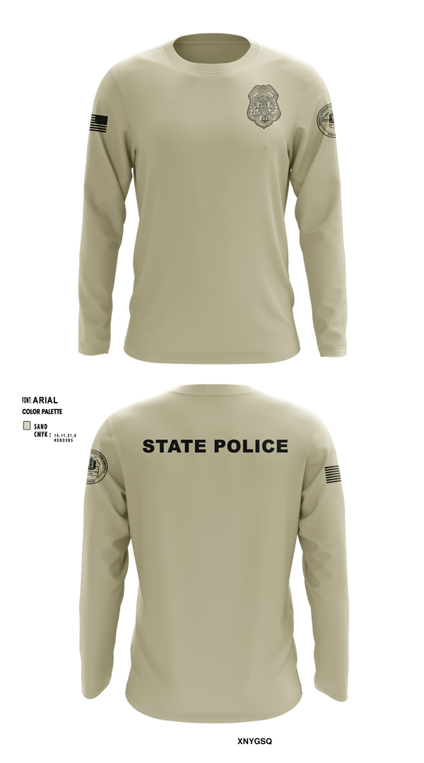Long Sleeve Performance Shirt, , Police, Teamtime, Team time, sublimation, custom sports apparel, team uniforms, spirit wear, spiritwear, sports uniforms, custom shirts, team store, custom team store, fundraiser sports, apparel fundraiser