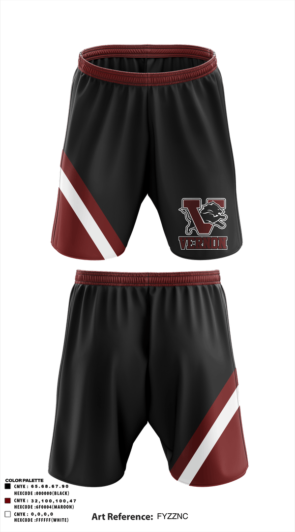 Athletic Shorts With Pockets, Vernon Middle School, Spirit Store, Teamtime, Team time, sublimation, custom sports apparel, team uniforms, spirit wear, spiritwear, sports uniforms, custom shirts, team store, custom team store, fundraiser sports, apparel fundraiser