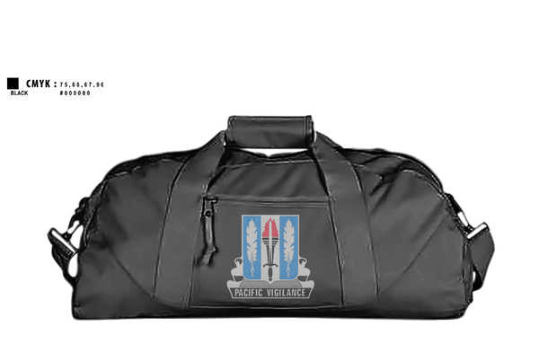 Duffle Bag, Alpha Company 205th MI BN, Army, Teamtime, Team time, sublimation, custom sports apparel, team uniforms, spirit wear, spiritwear, sports uniforms, custom shirts, team store, custom team store, fundraiser sports, apparel fundraiser